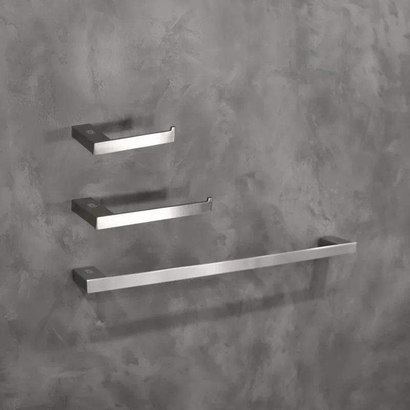 Elegant Lighting HWB-13S3RBNK Sofia 3 - Piece Bathroom Hardware Set