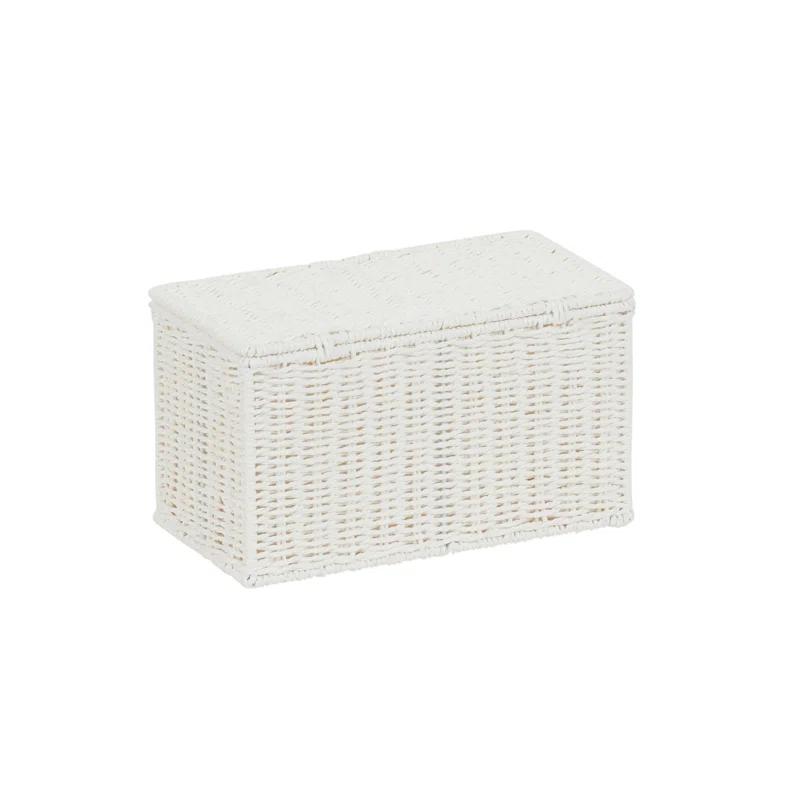 Household Essentials Paper Rope Wicker Box & Reviews | Wayfair