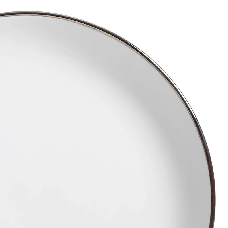 Gibson Home Rockaway Round Stoneware Dinnerware