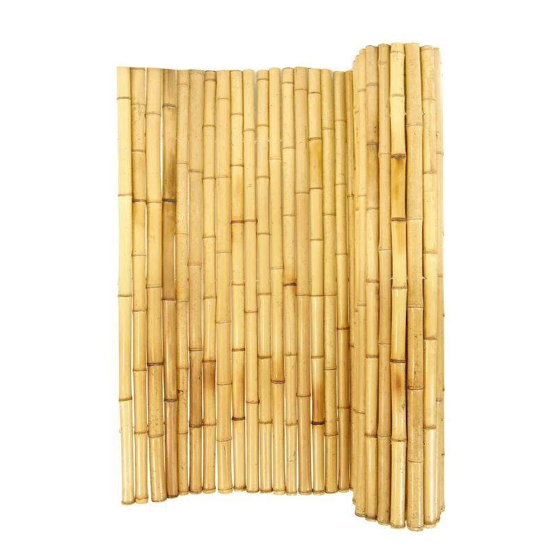 Natural Bamboo Fencing Decorative No Dig Fence Panels 3/4" D