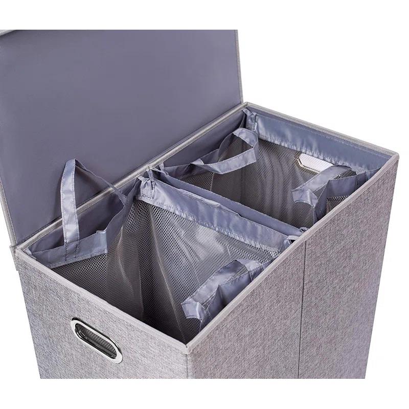 BirdRock Home Fabric Laundry Sorter with Handles