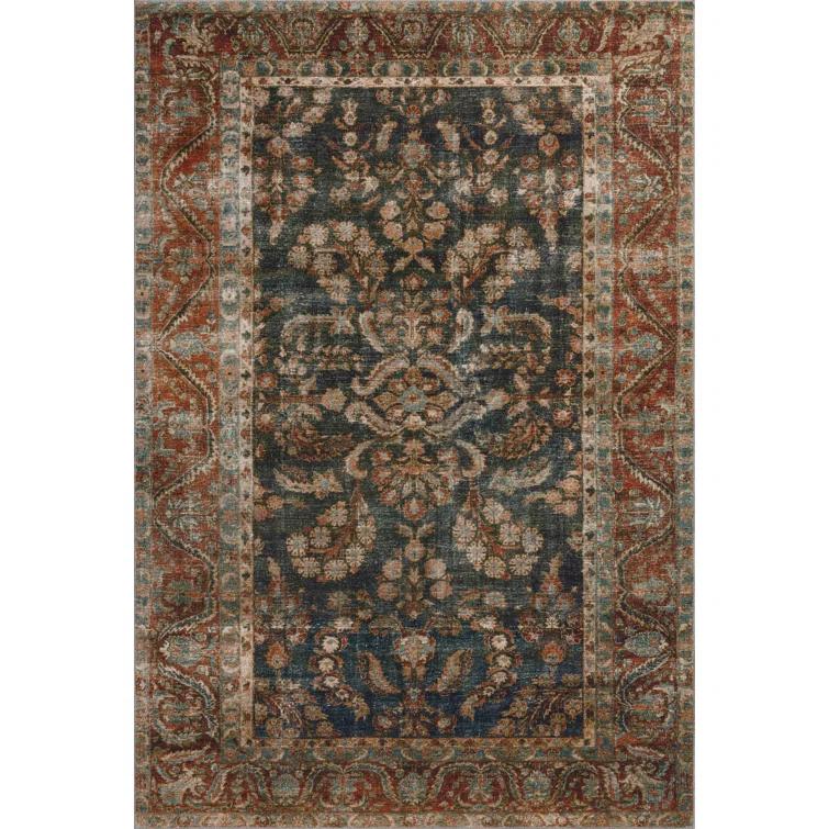 Chris Loves Julia x Loloi Chris Loves Julia x Loloi Jules Ocean / Spice Area Rug