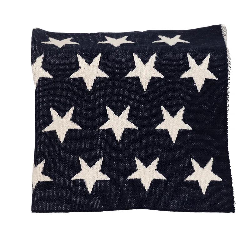 Parkland Collection Starry Starry Night Transitional 100% Cotton Throw | Wayfair