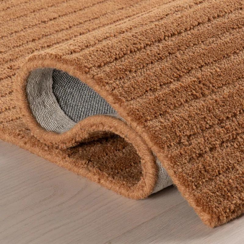 Ebern Designs Southwest Striped Wool Area Rug