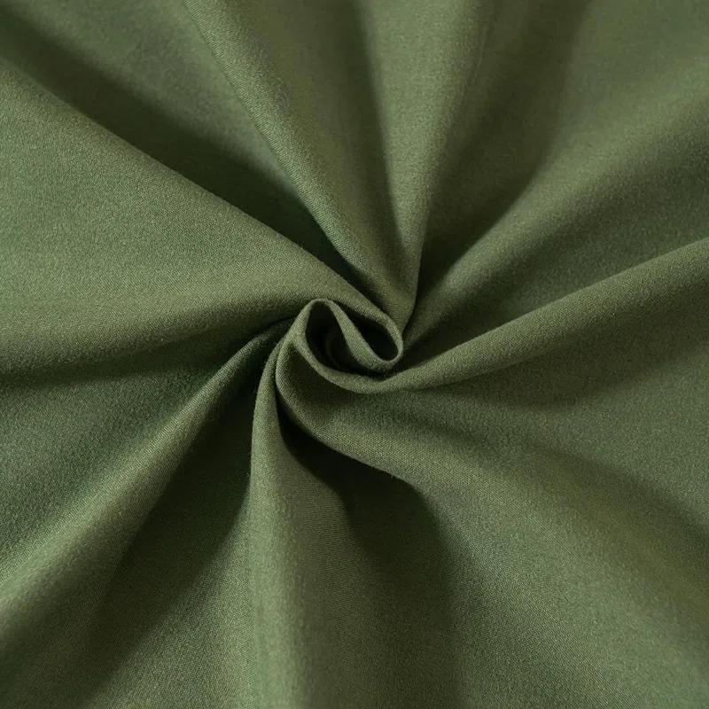 LUCULY Bed Skirt Queen Size Ruffled Bed Skirt with Split Corners, Queen Bed Skirt Drop