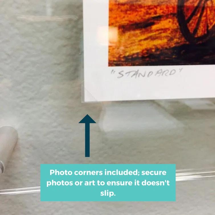 Double Panel Floating Acrylic Picture Frame