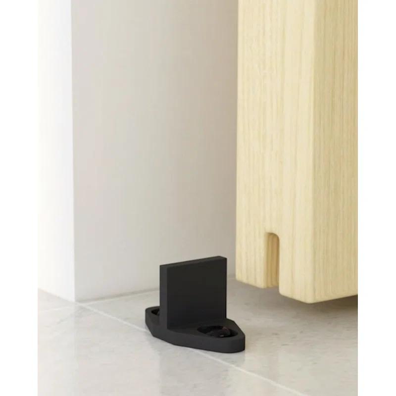 Siah Solid Manufactured Wood Paneled Prefinished with Installation Hardware Kit Barn Door