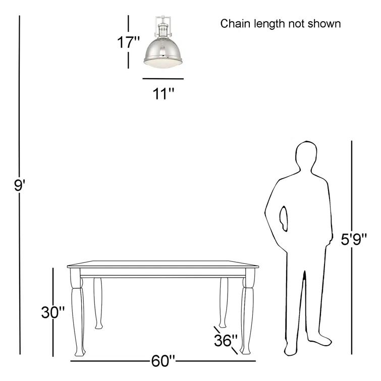 Gracie Oaks Kumler 1 - Light Single Pendant