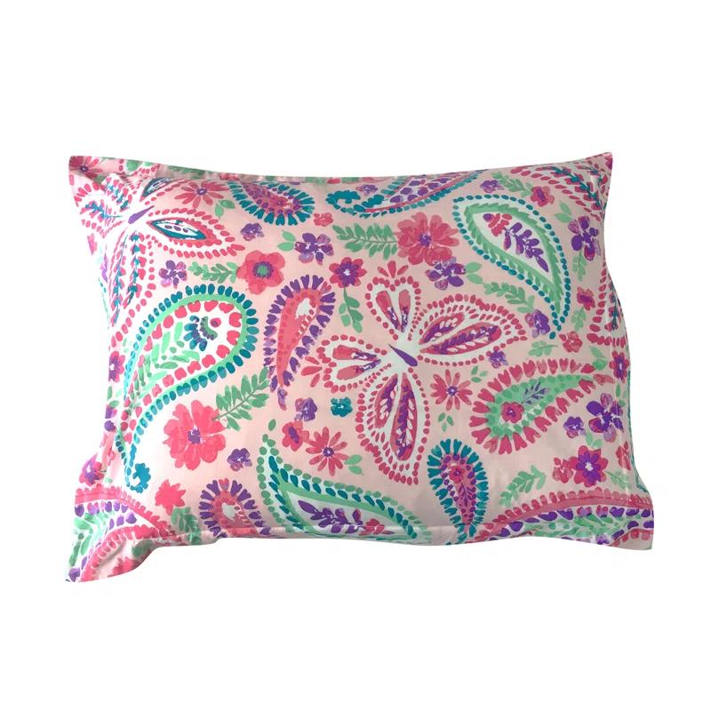 Alex + Bella ALEX + BELLA Watercolor Flutter Pink Microfiber Comforter Set