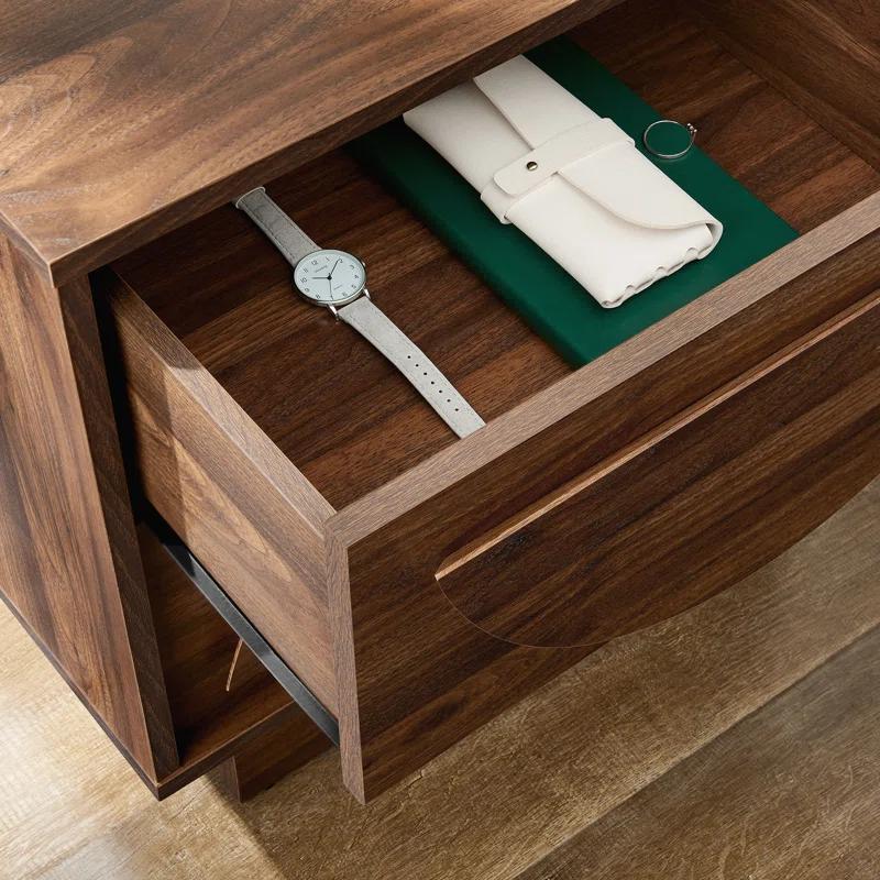 Modway Bulwark 2-Drawer Nightstand In Walnut