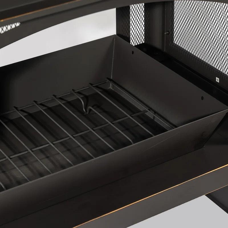 Home Decor Steel Wood Outdoor Fireplace Garden Wood Burning Chimney