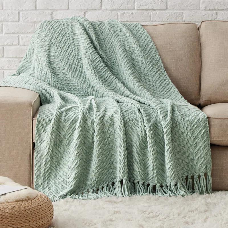 Bedsure Bedsure Knit Woven Blanket