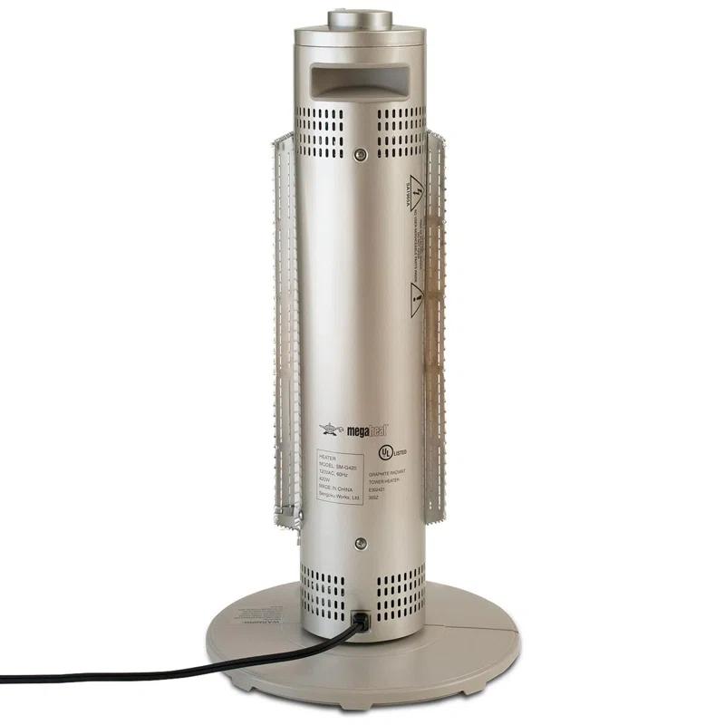 HeatMate HeatMate Sengoku 420 Watt 1433.04 BTU Electric High Efficiency Tower Space Heater