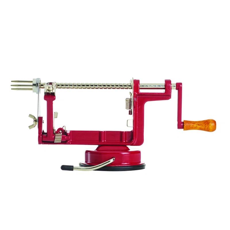 Amco Houseworks Back To Basics Cast Iron Apple/Potato Multi-Peeler with Suction Base