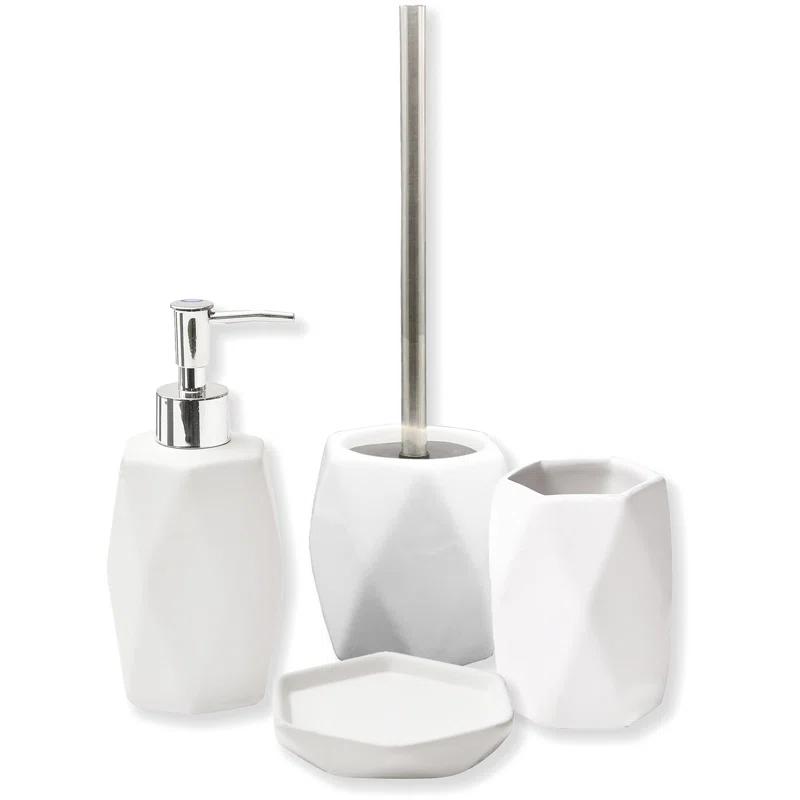 Evideco Evideco Stone Toilet Brush And Holder