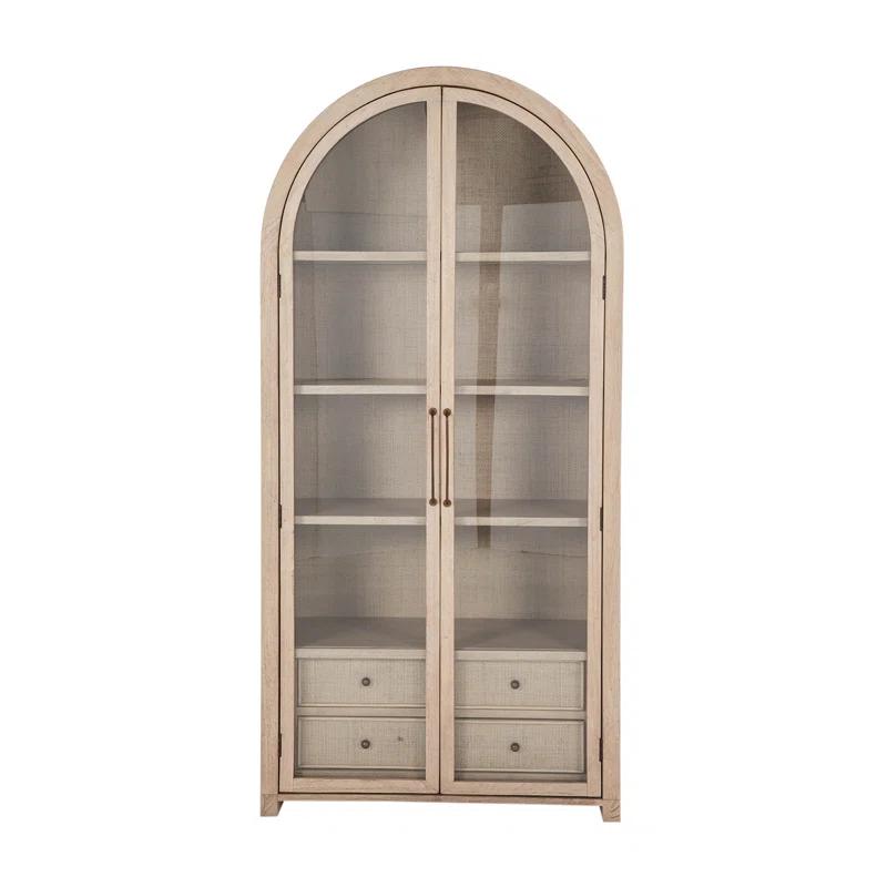 Gabby Elsa Solid Wood Accent Cabinet