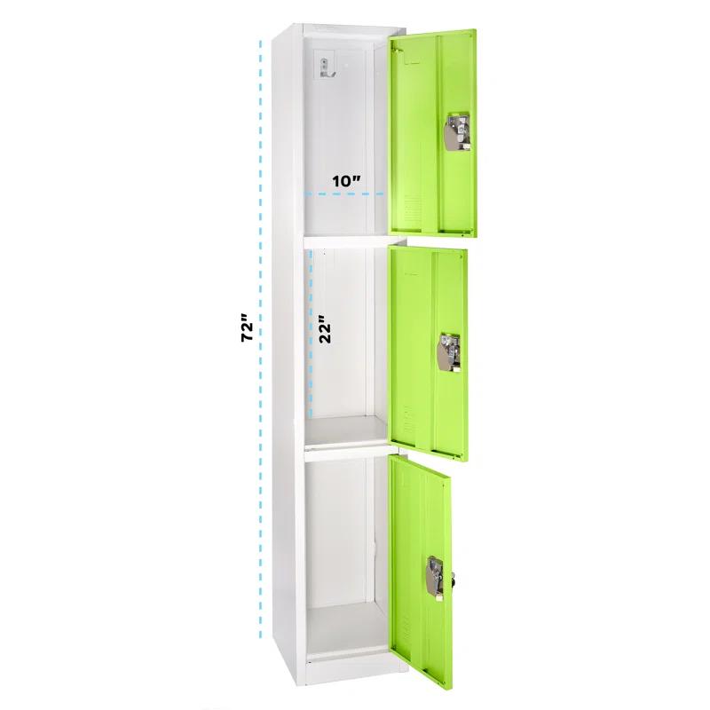 AdirOffice 3 - Tier 3 - Sections 12" Wide Storage Locker