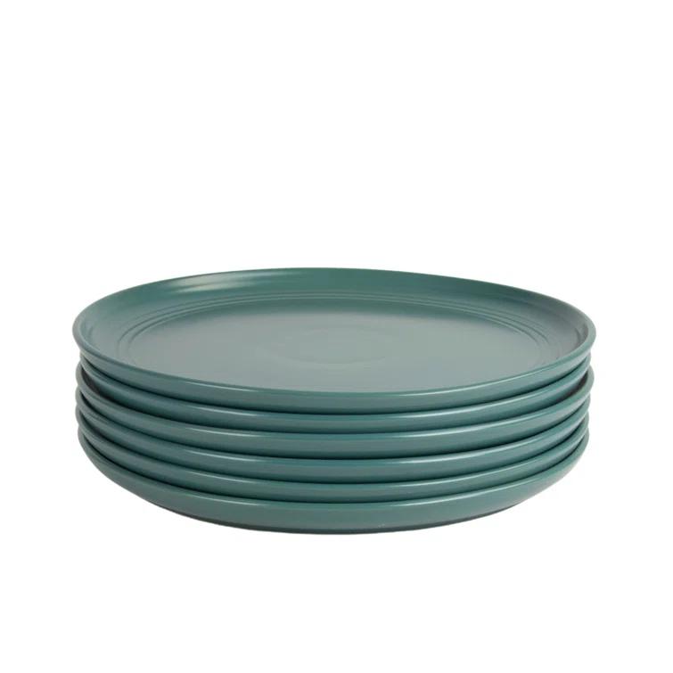 Ten Strawberry Street Double Line 10.5" Dinner Plate (Set of 6)