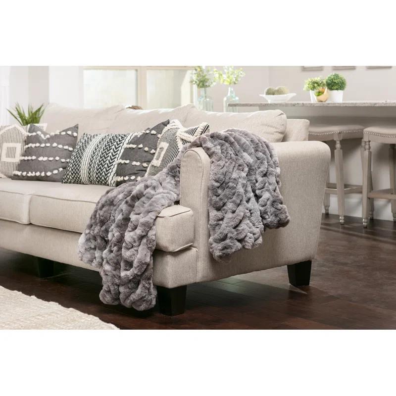 Chanasya Faux Fur Throw
