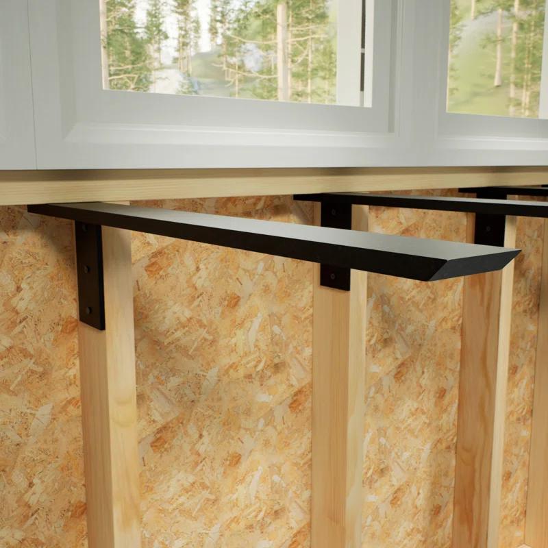 The Original Granite Bracket The Original™ Side Wall Hidden Countertop Support Standard Bracket - (Right, Steel)