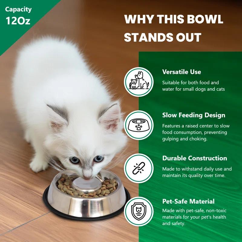 Iconic Pet Anti-Skid Slow Feeder (Set of 2)