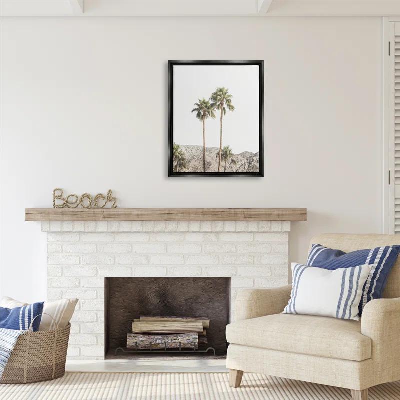 Stupell Industries " Looming Palm Trees Photography " by Sisi And Seb