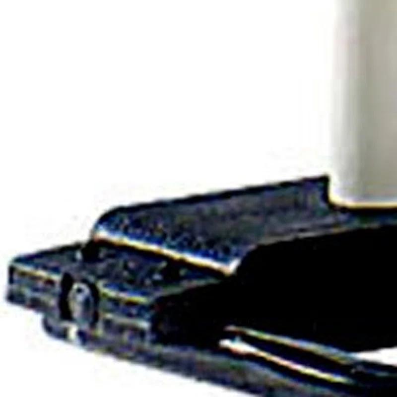 Orren Ellis 84" White Five Light Arc Floor Lamp With White Dome Shade