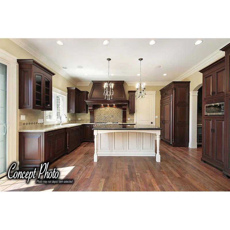 Architectural Products by Outwater L.L.C. Unfinished North American Solid Oak Plain Full Round Kitchen Island Leg (Set of 4)