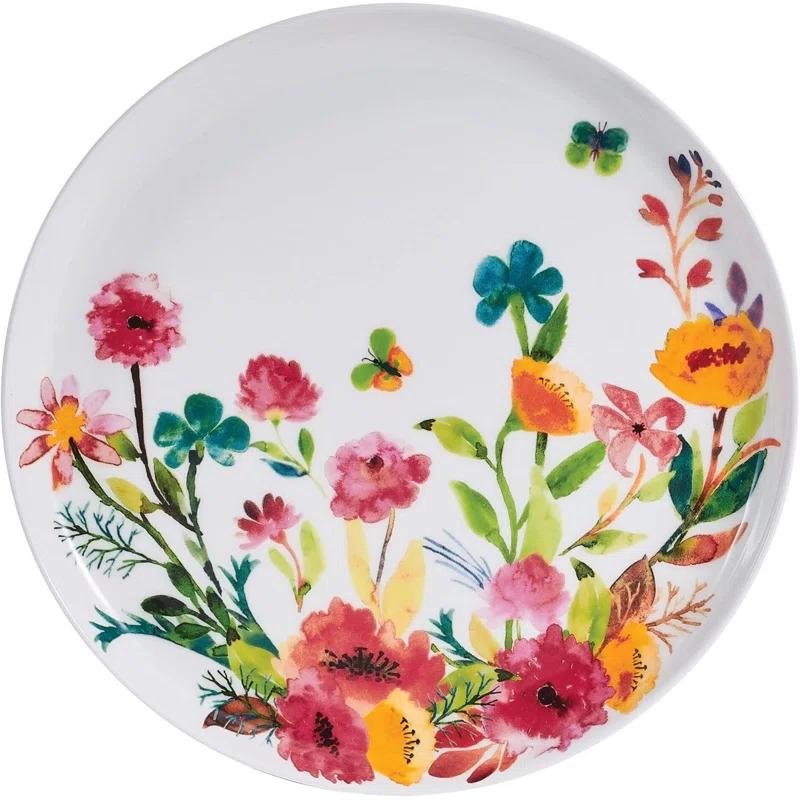 Mikasa Mikasa Karina 12-Piece Lightweight Chip-Resistant Bone China Dinnerware Set, Service for 4