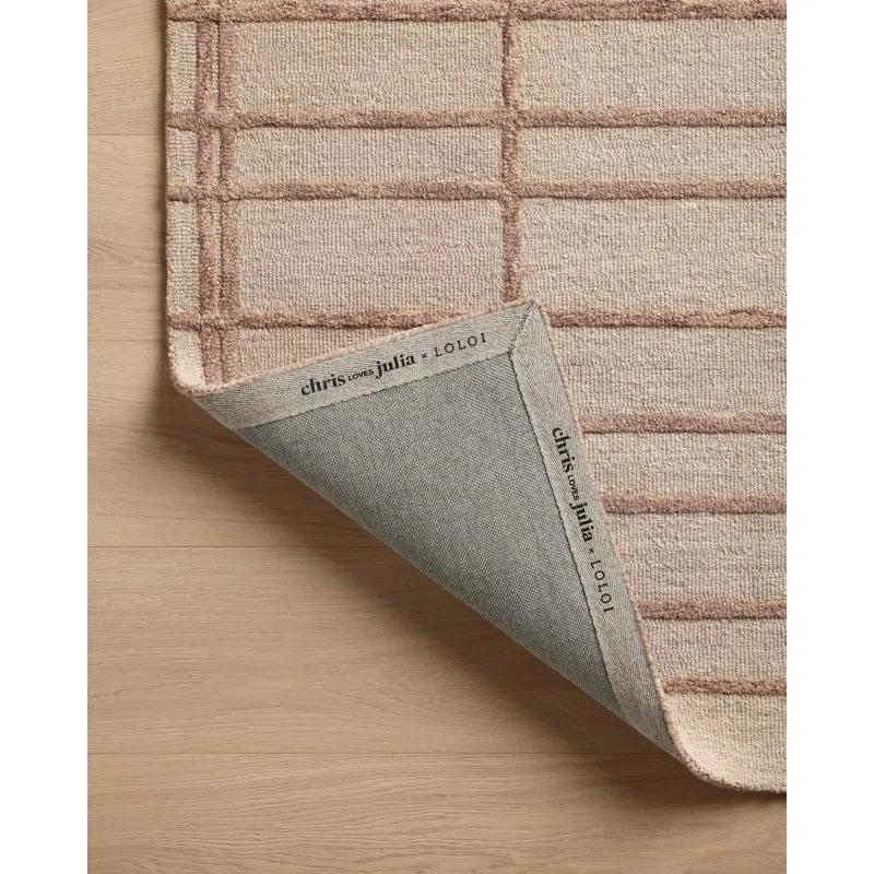 Chris Loves Julia x Loloi Bradley Rose / Blush Area Rug