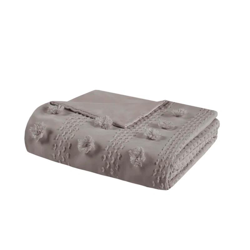 Intelligent Design Clip Jacquard Duvet Cover Set