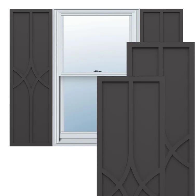 Ekena Millwork Flat Panel Shutters (Set of 2)