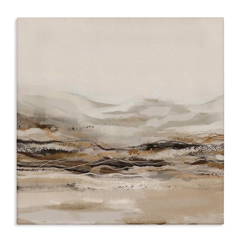 Stupell Industries " Abstract Mountains Landscape " by Ros Ruseva Painting Print