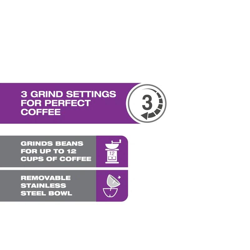 Salton Salton Stainless Steel Smart Coffee Grinder