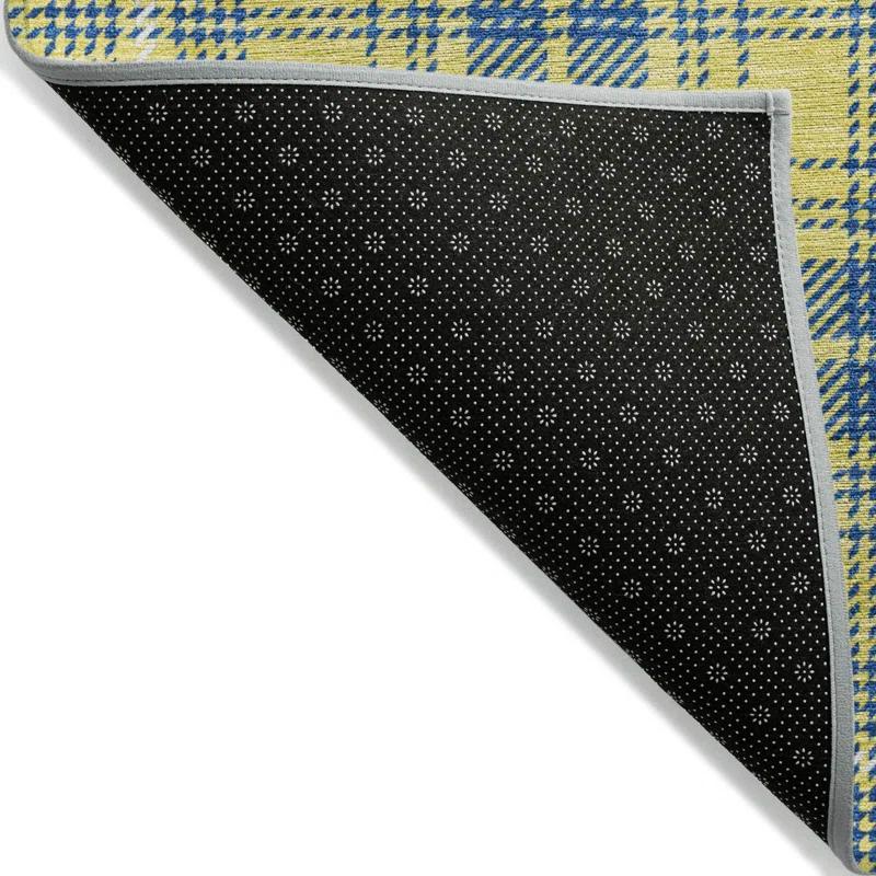 Machine Washable Indoor/Outdoor Chayden ACN993 Yellow Rug