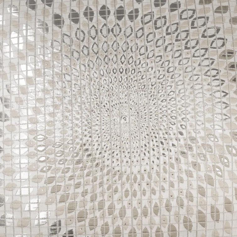 D.V. Kap Whirl Geometric Reversible Throw Pillow