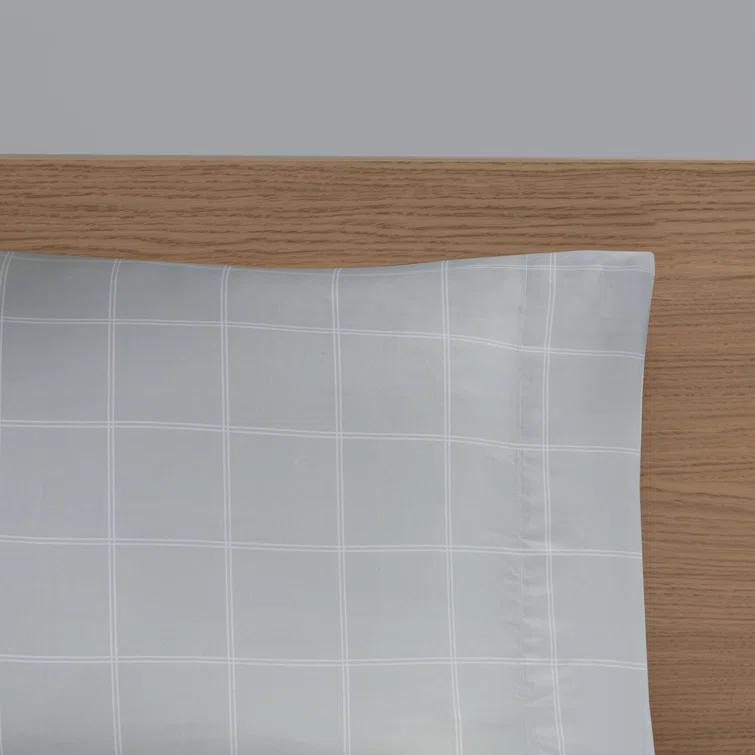 Intelligent Design Marsden Blue/Gray Microfiber Striped Comforter Set with Bed Sheets