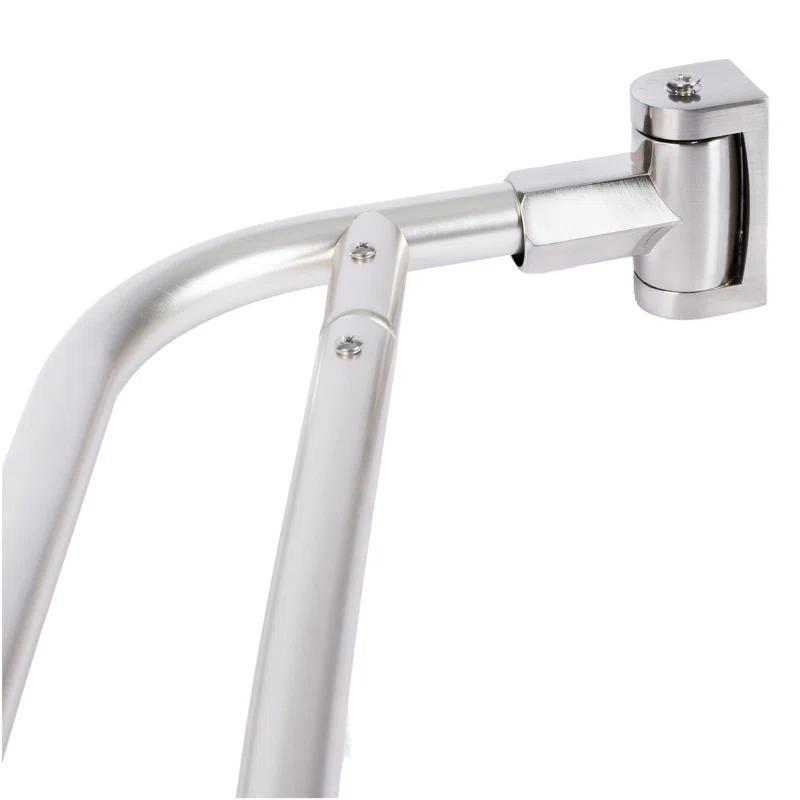 VOMGEB1 Double Curved Shower Rod, Durable Metal Construction