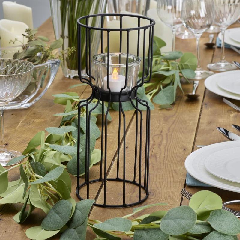 Elements Metal Tabletop Votive Holder