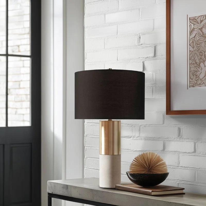 Hampton Hill Fulton Metal and Concrete Table Lamp