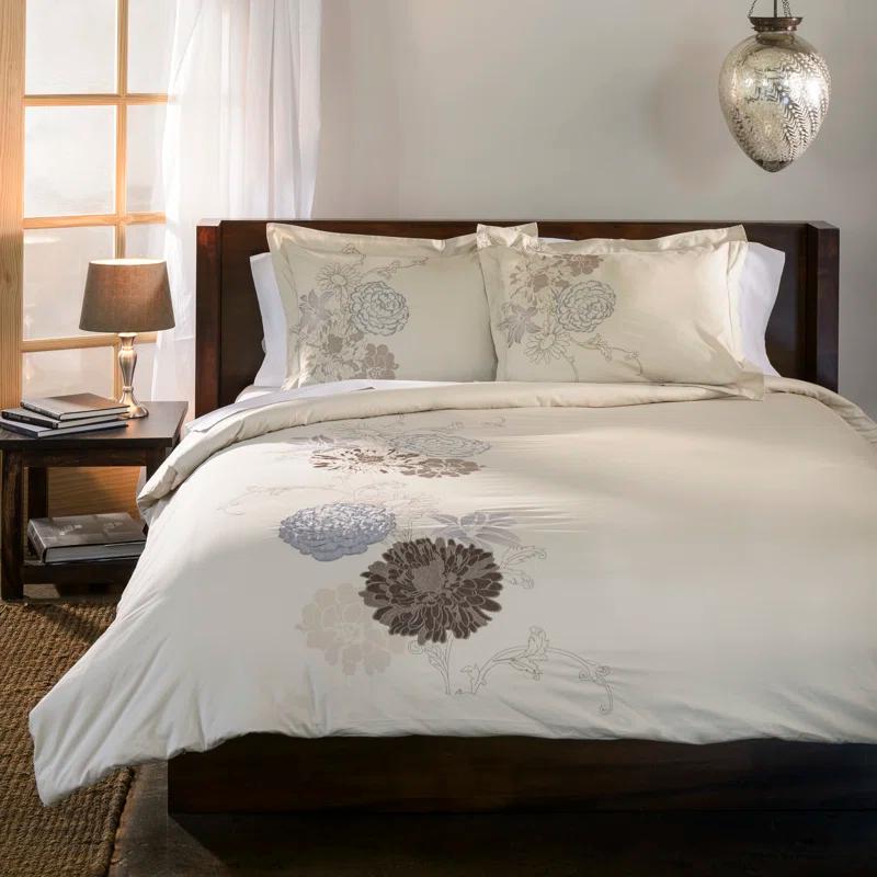 Cotton Floral Duvet Cover Set