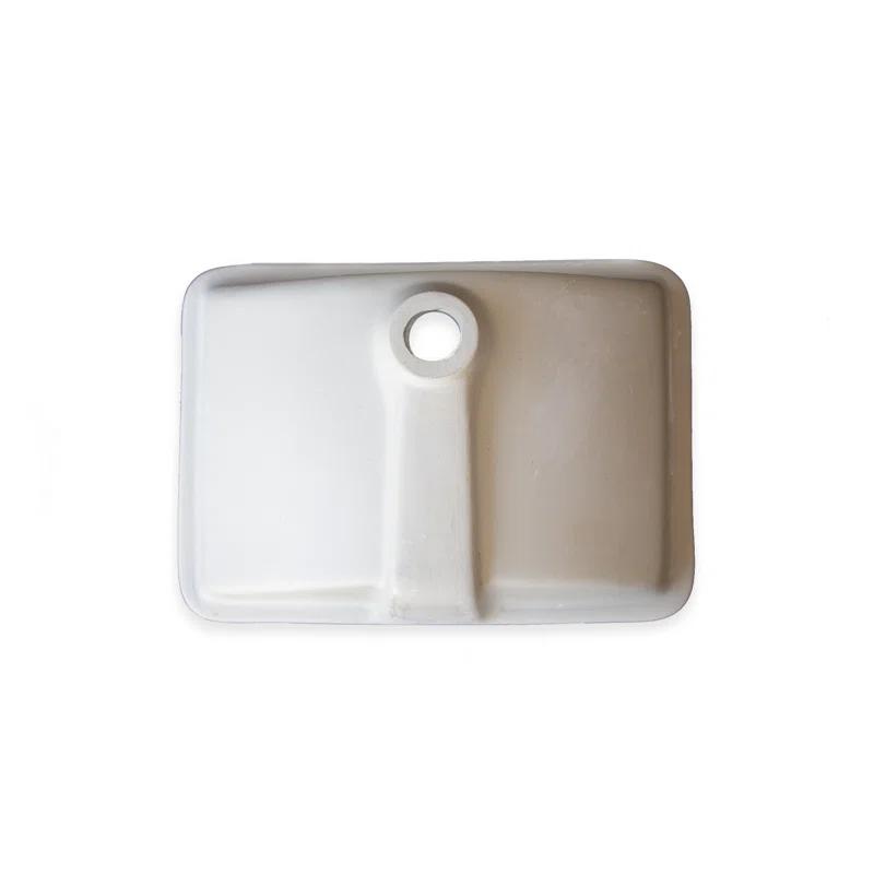Wells Sinkware RTU2115-7W Wells Sinkware Rhythm Series 14.5'' Ceramic Rectangular Bathroom Sink with Overflow