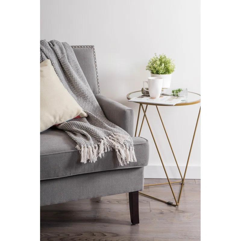 Design Imports Hand Woven Throw Blanket