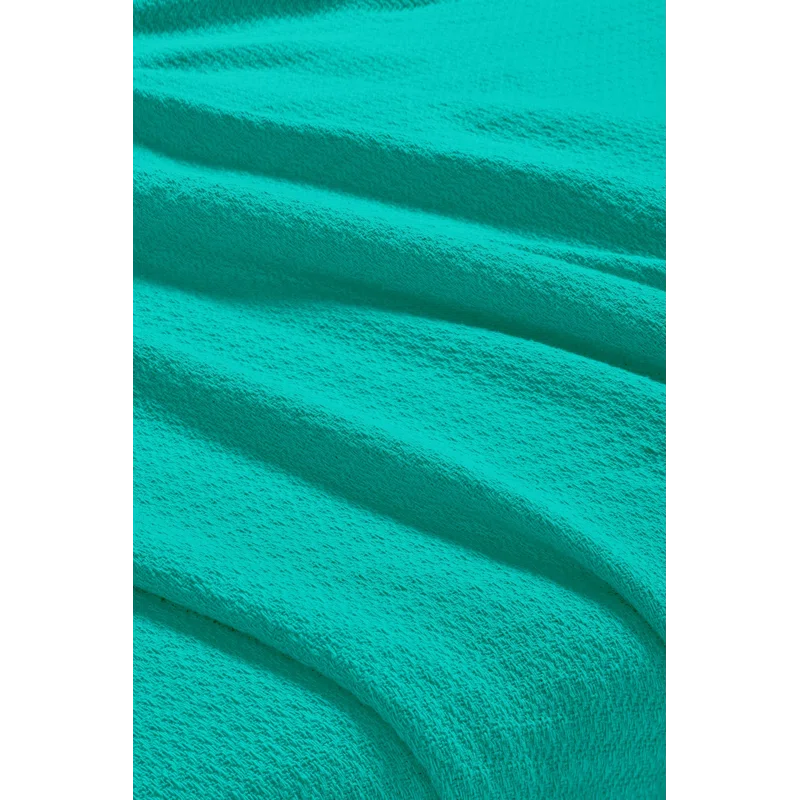 Superior Waffle Weave Honeycomb Knit Soft Textured All-Season Cotton Blanket