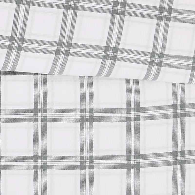London Fog London Fog Plaid Flannel Duvet Cover Set
