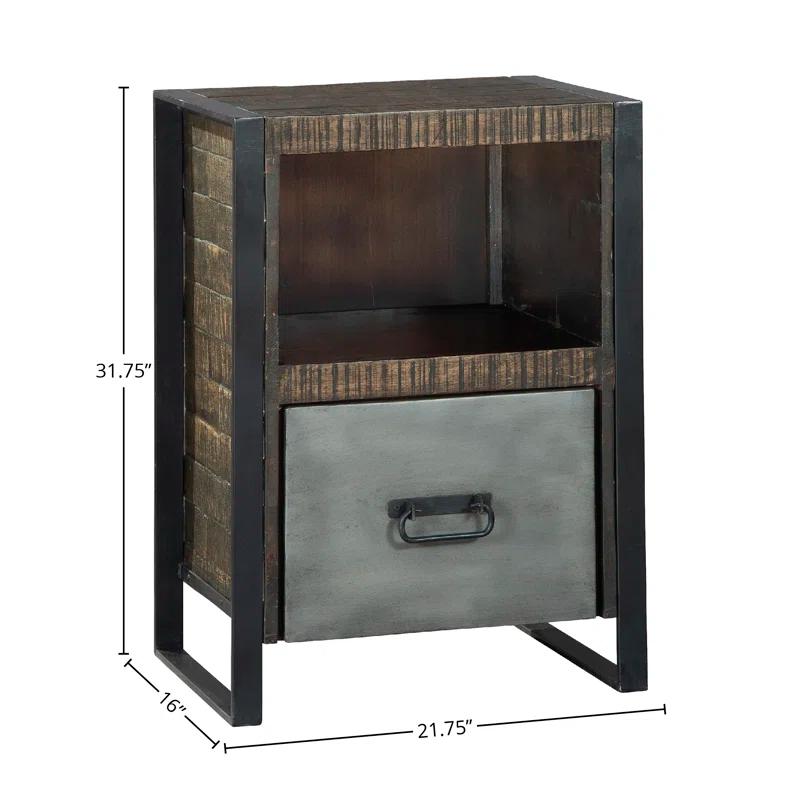Hekman Office 22" Drawer Acacia File Cabinet