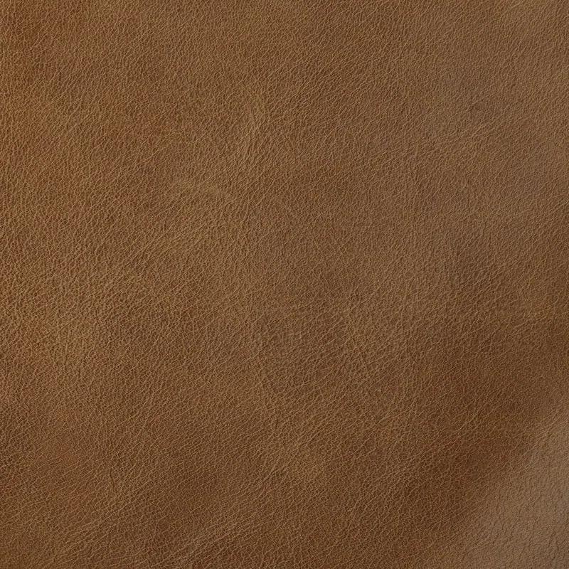 Simpli Home Livingston Top Grain Genuine Leather Mid-Century Modern Sofa With Solid Wood Frame For Living Room