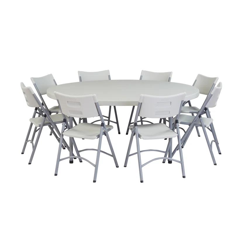 National Public Seating 60'' Circular Portable Banquet Table