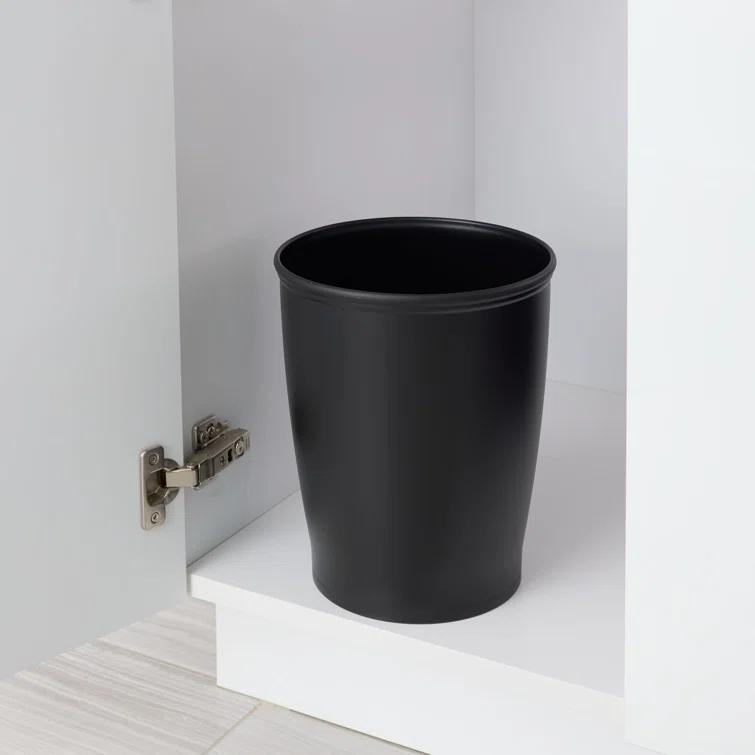 iDesign iDesign Kent Plastic Wastebasket Trash Can, 8.25" x 10"