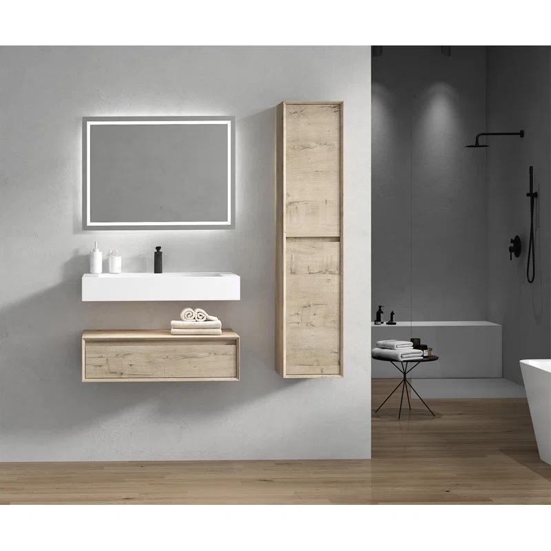 Better Vanity Alysa 36" Wall-Mounted Single Bathroom Vanity Set